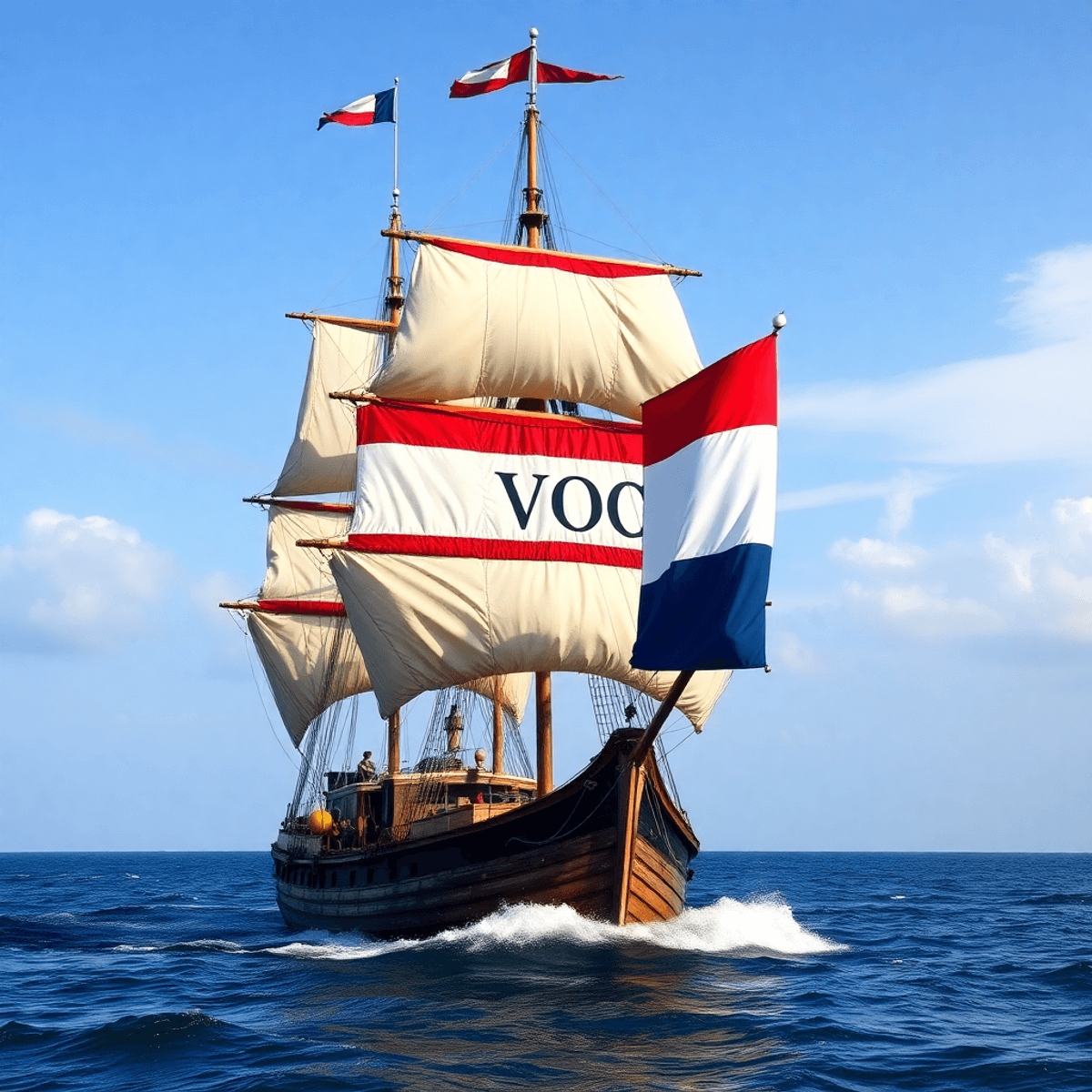 Historic Dutch East India Company ship